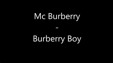 once again it's me mc burberry lyrics